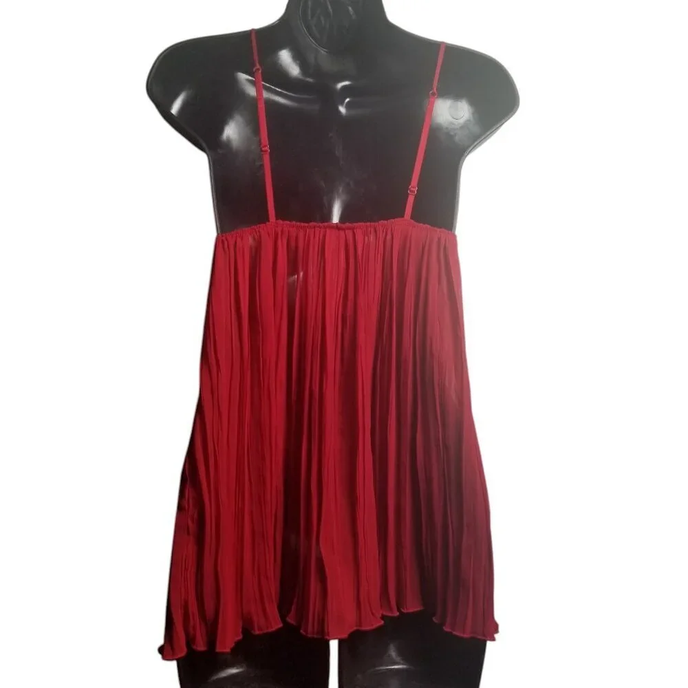 NWT Victoria Secret Women's Red Babydoll, Fairy, Romantic, Valentine Cami Sz XS